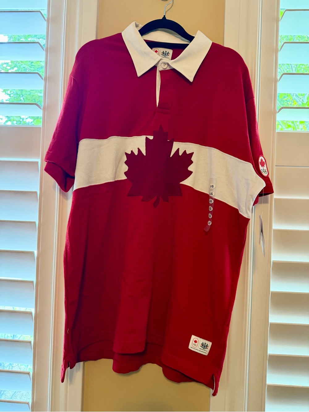 Hudson's Bay Company 2012 Olympics Men's Polo Shirt- Size Large
